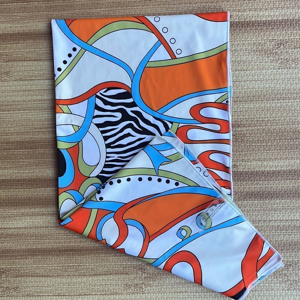 Three Piece Bikini Swim Set With Zebra Print - Picture 11 of 12